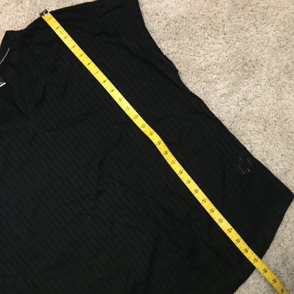 Black Broderie Anglaise 100% Cotton Sleeveless Blouse - Picture 10 of 13